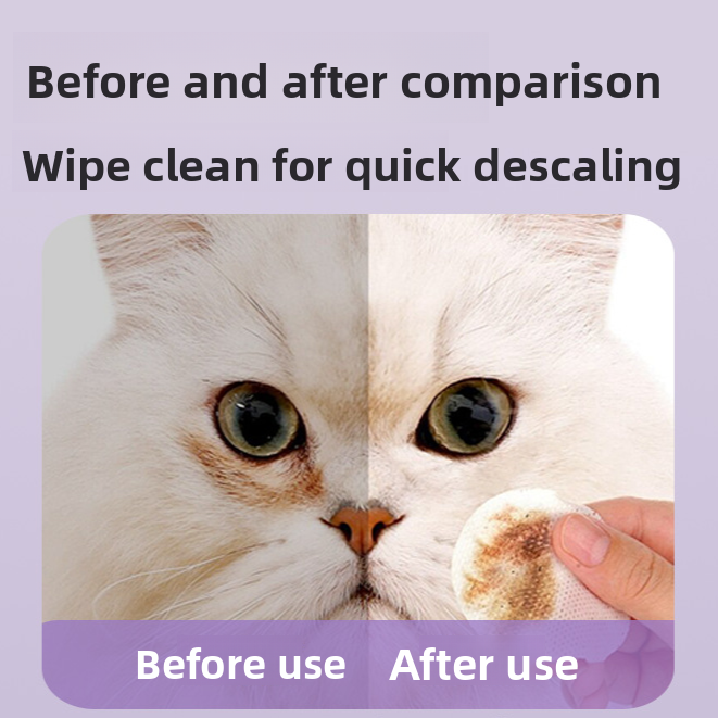 Pet Eye Cleaning Wipes for Cats and Dogs
